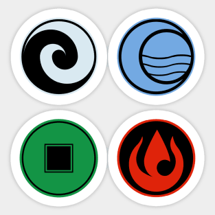 Avatar: The Last Airbender, Four Nations - Color Sticker